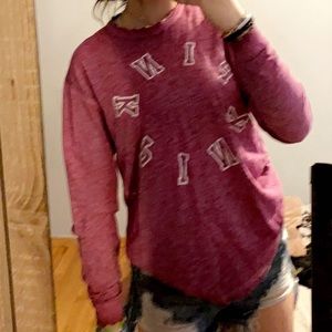 Pinkish-purple long sleeve shirt from Pink